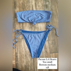 PacSun Bikini top small bottoms medium